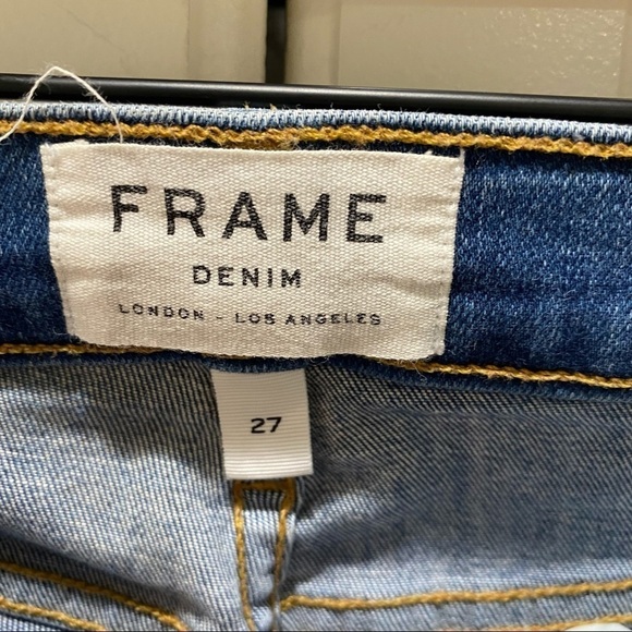 FRAME Le High Ankle Skinny Jeans In Roman Size 27 - Picture 6 of 10